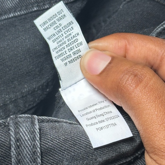 RSQ Classic Charcoal Low Rise Loose Straight Wide Leg Denim Jeans Size 32 - Picture 4 of 16